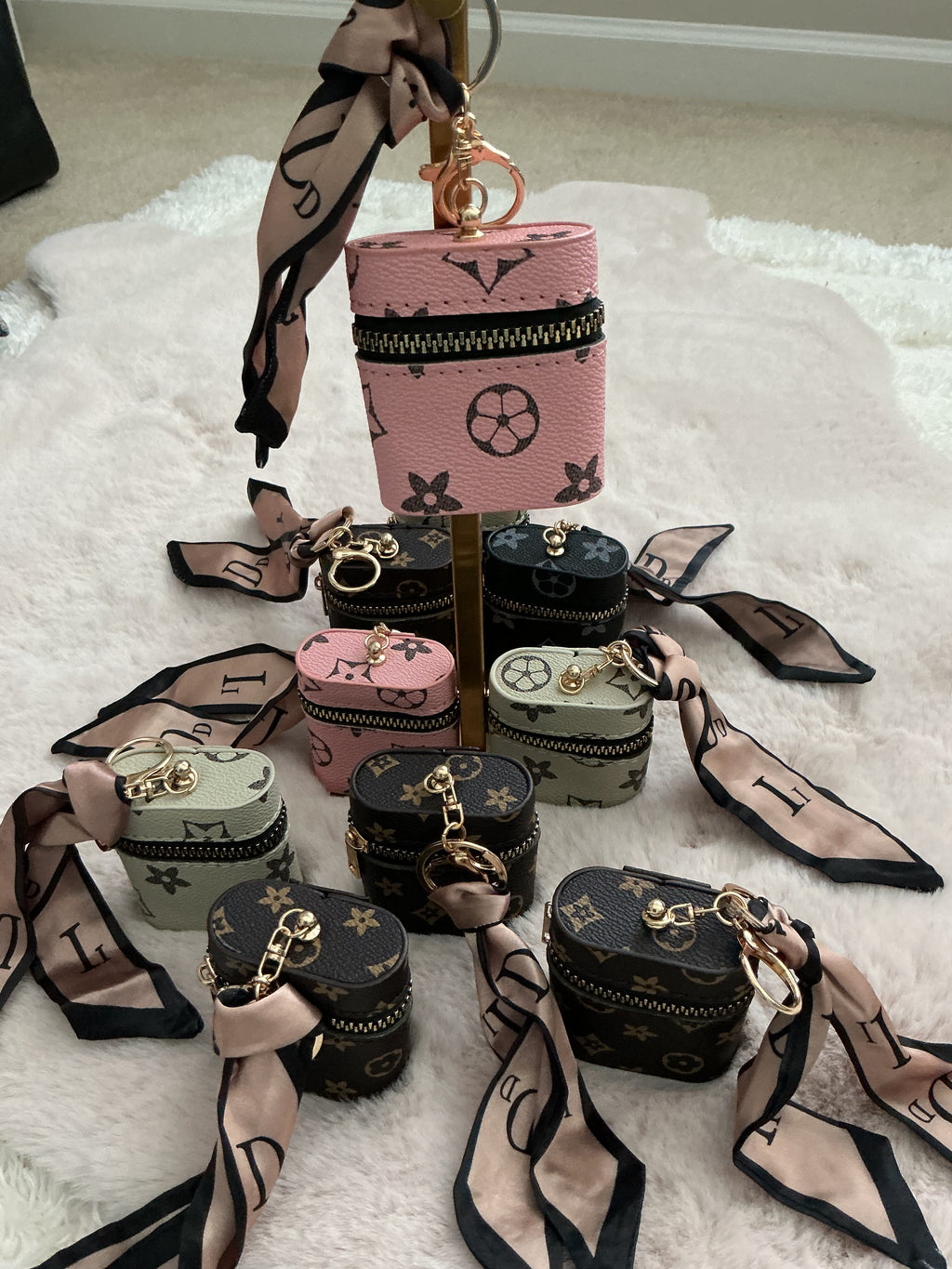 Decorative Pattern Key Bag Charms