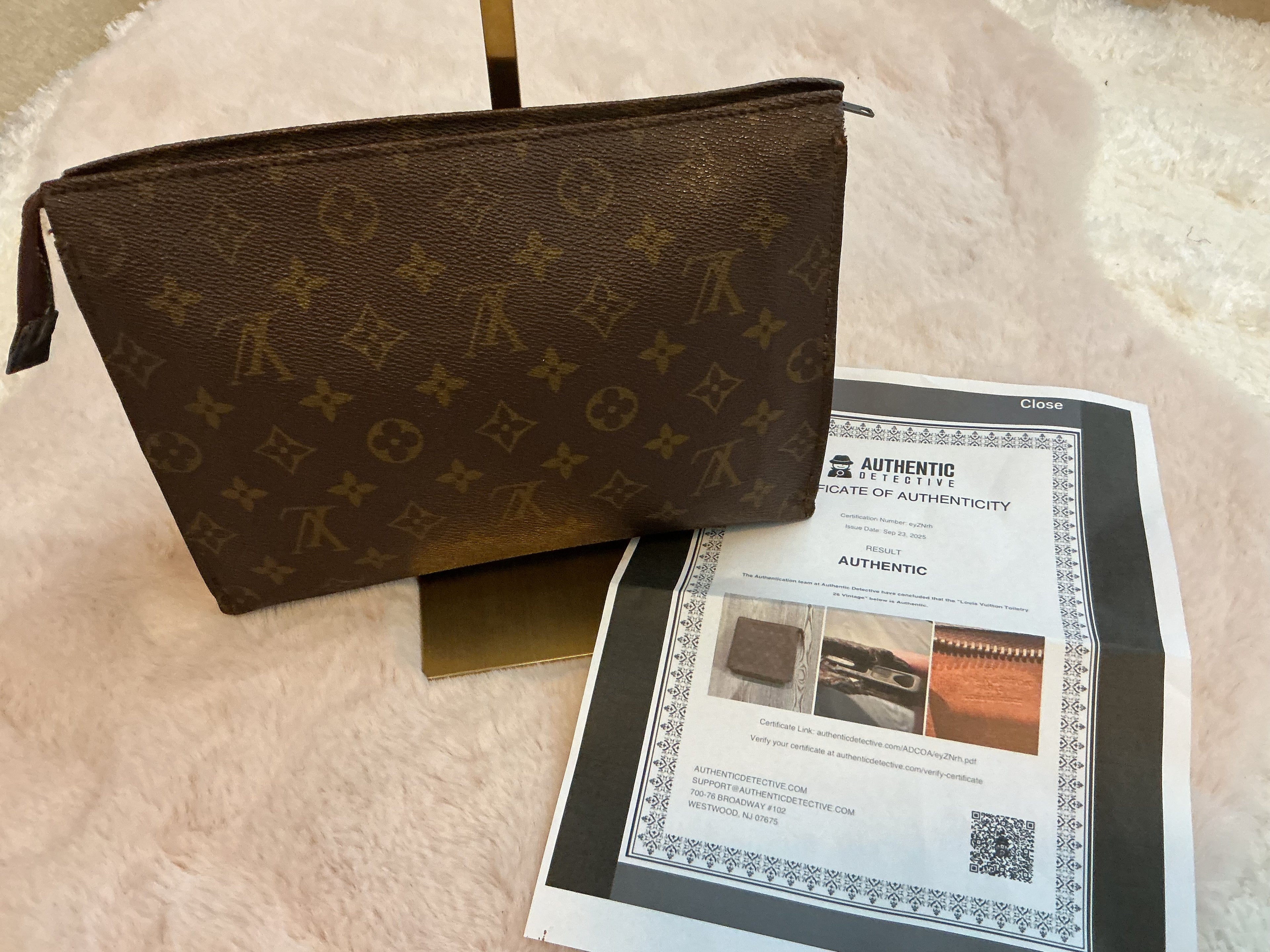Louis Vuitton Monogram Toiletry 26 Vintage Pouch