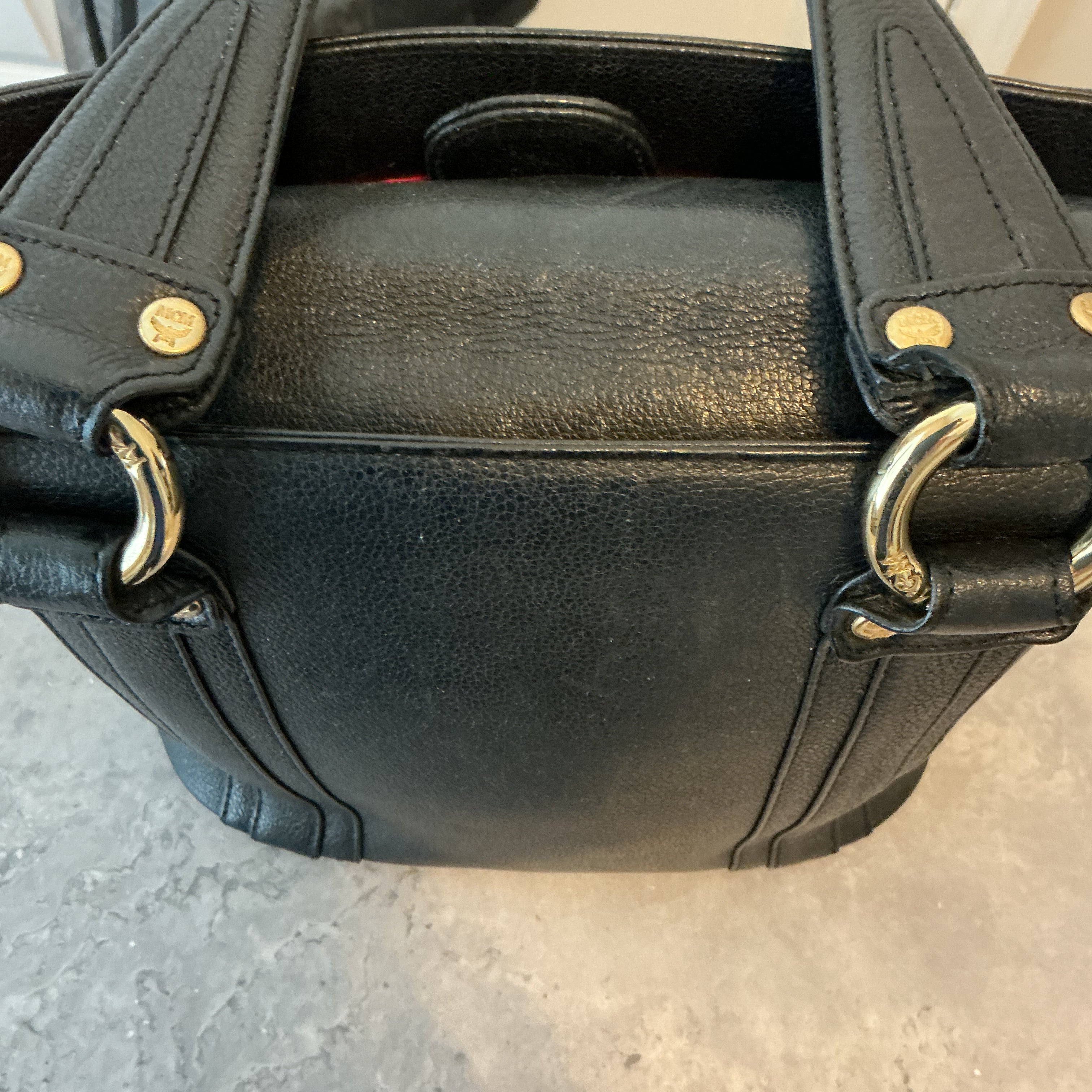 MCM BUCKET SHOULDER BAG