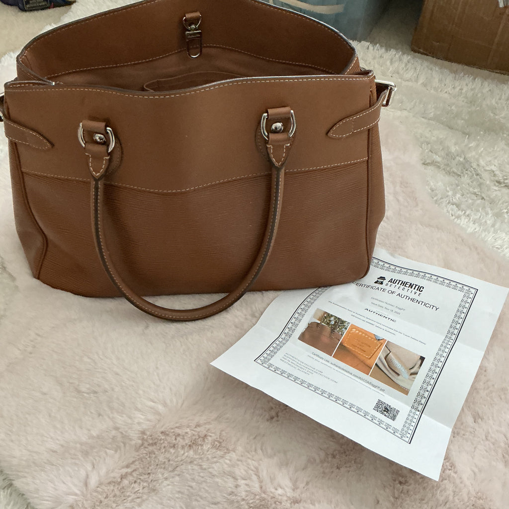 Louis Vuitton Passy GM Brown Epi Shoulder Bag