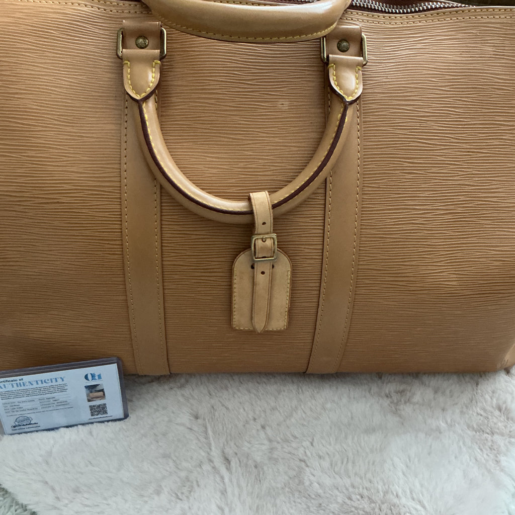 Louis Vuitton Keepall 50 Epi Travel Duffle