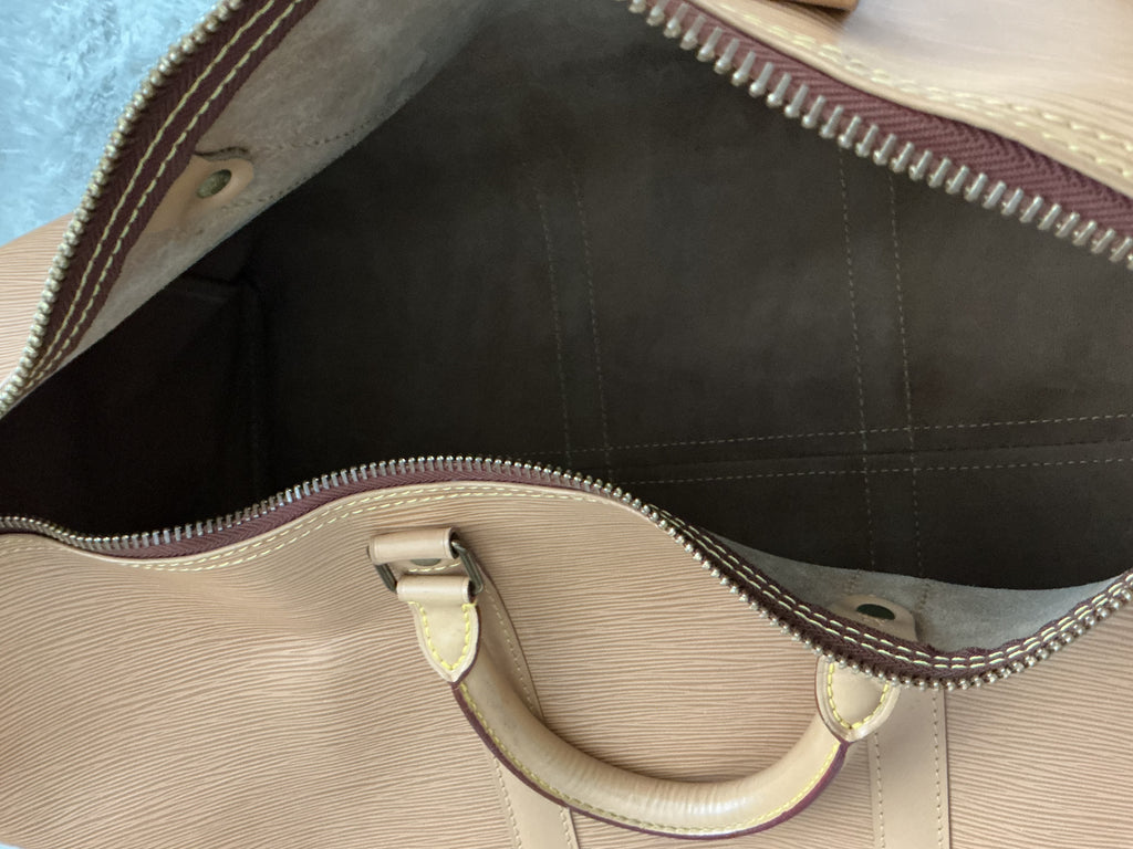 Louis Vuitton Keepall 50 Epi Travel Duffle