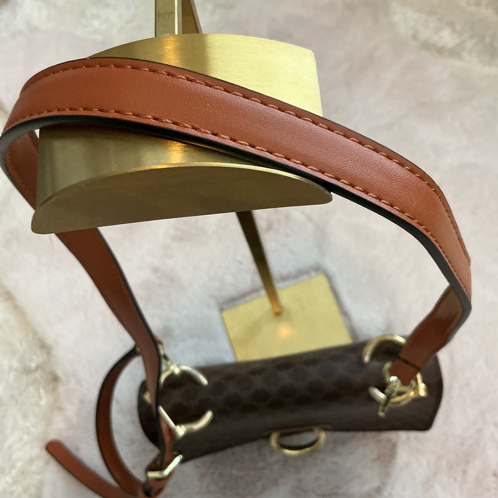 CELINE SMALL CROSSBODY 2 COMPARTMENT BAG WITH ADJUSTABLE STRAP