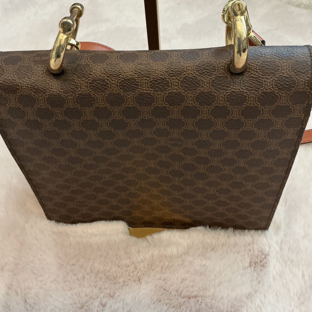 CELINE SMALL CROSSBODY 2 COMPARTMENT BAG WITH ADJUSTABLE STRAP