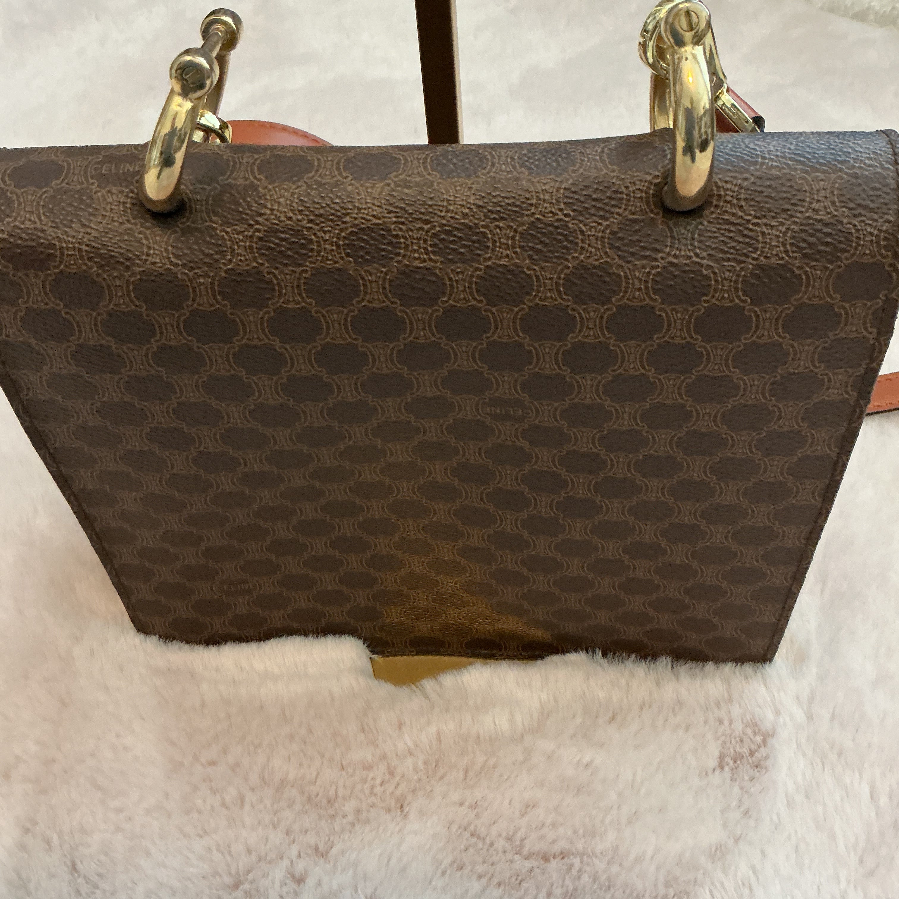CELINE SMALL CROSSBODY 2 COMPARTMENT BAG WITH ADJUSTABLE STRAP