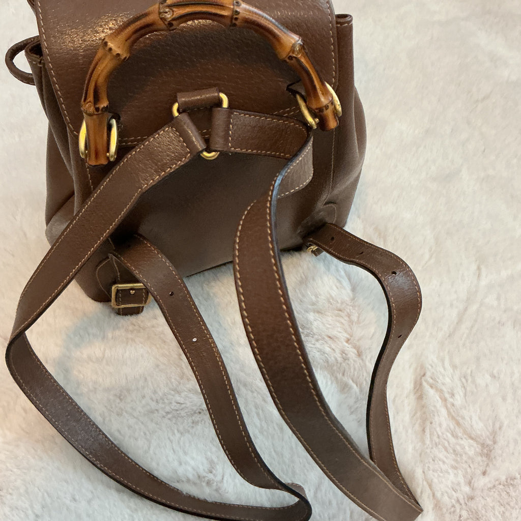 GUCCI BAMBOO HANDLE SMALL BACKPACK