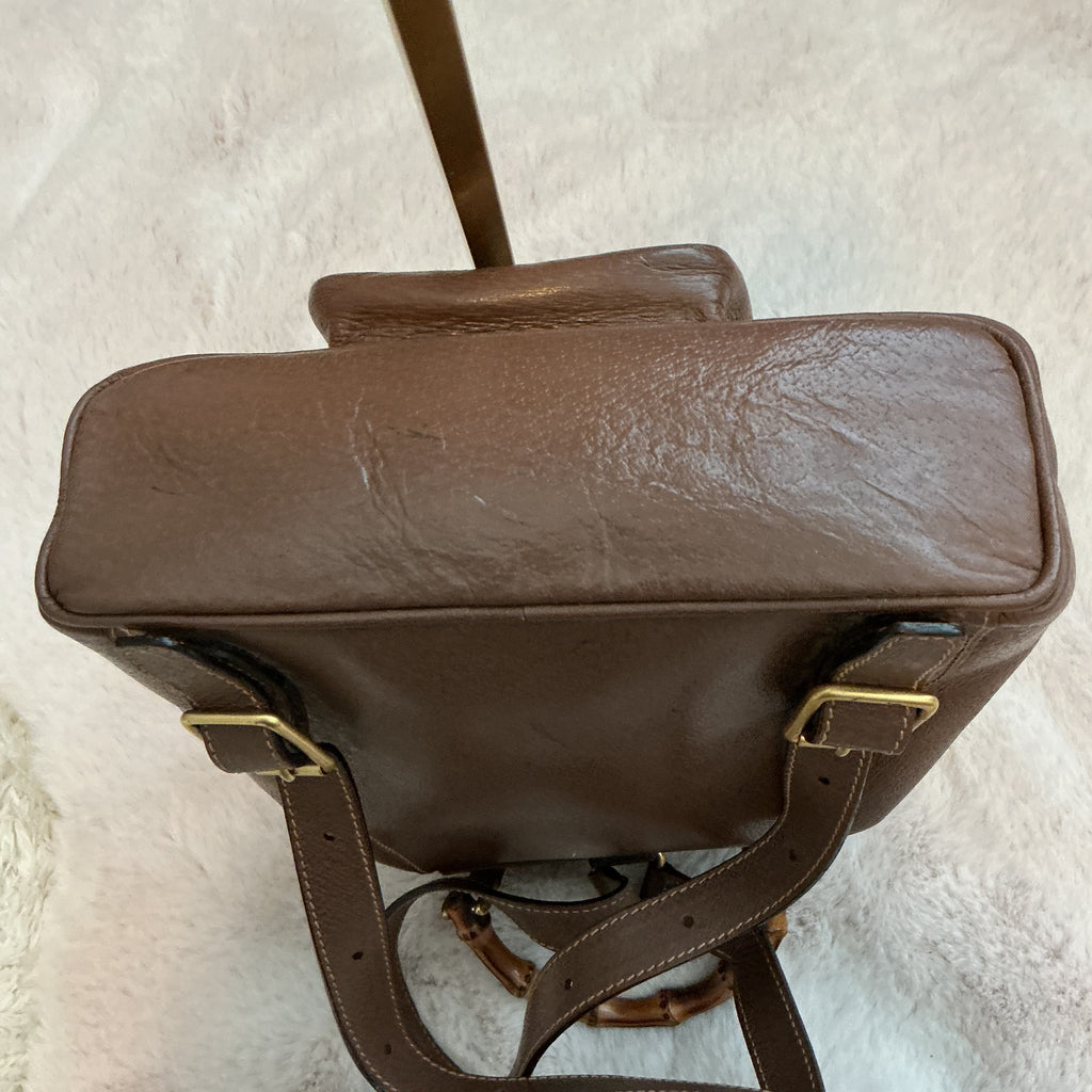 GUCCI BAMBOO HANDLE SMALL BACKPACK