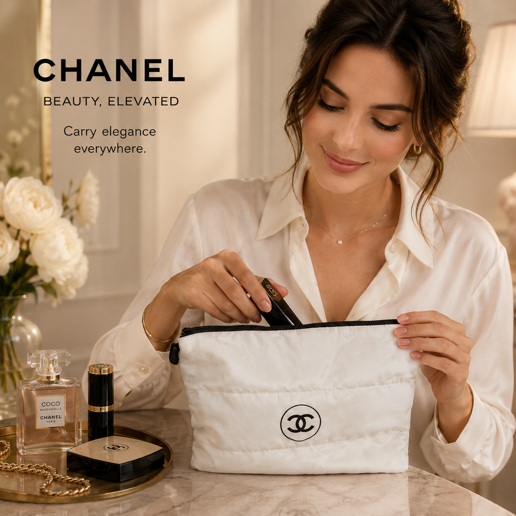 CHANEL PARFUME MAKE UP POUCH GWP ITEM