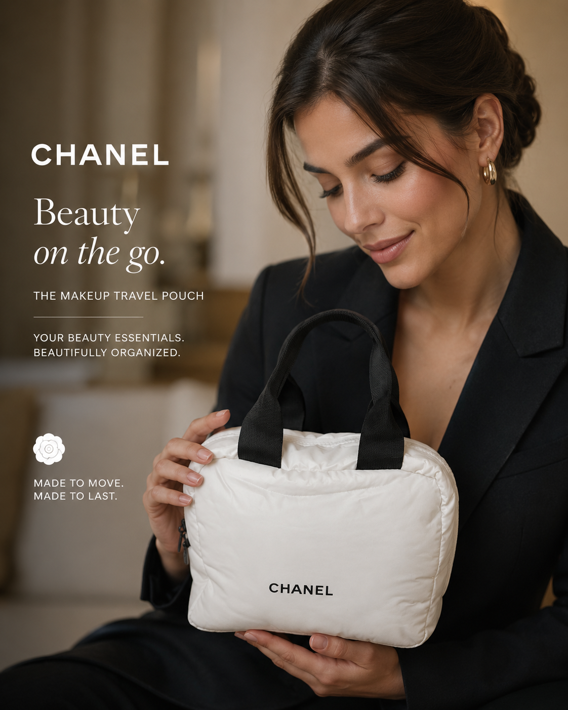 CHANEL PARFUME MAKE UP POUCH GWP ITEM