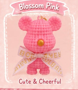 MINI BEAR RIBBON KEY BAG CHARM