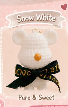 MINI BEAR RIBBON KEY BAG CHARM