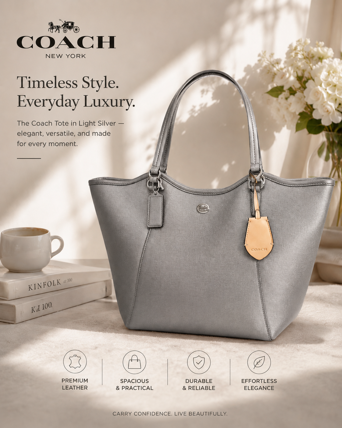 COACH CITY LARGE TOTE