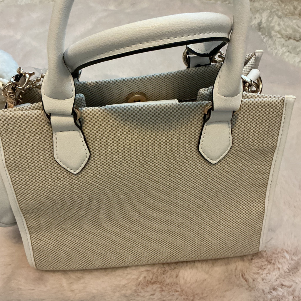JUICY COUTURE MINI TOTE WITH BAG CHARM AND CROSSBODY STRAP