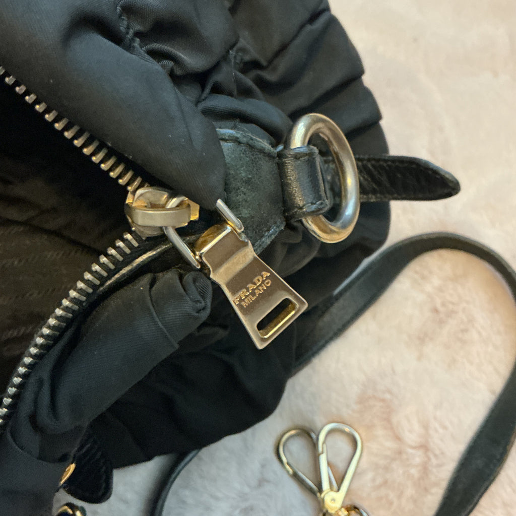 PRADA NYLON SHOULDER CROSSBODY BAG