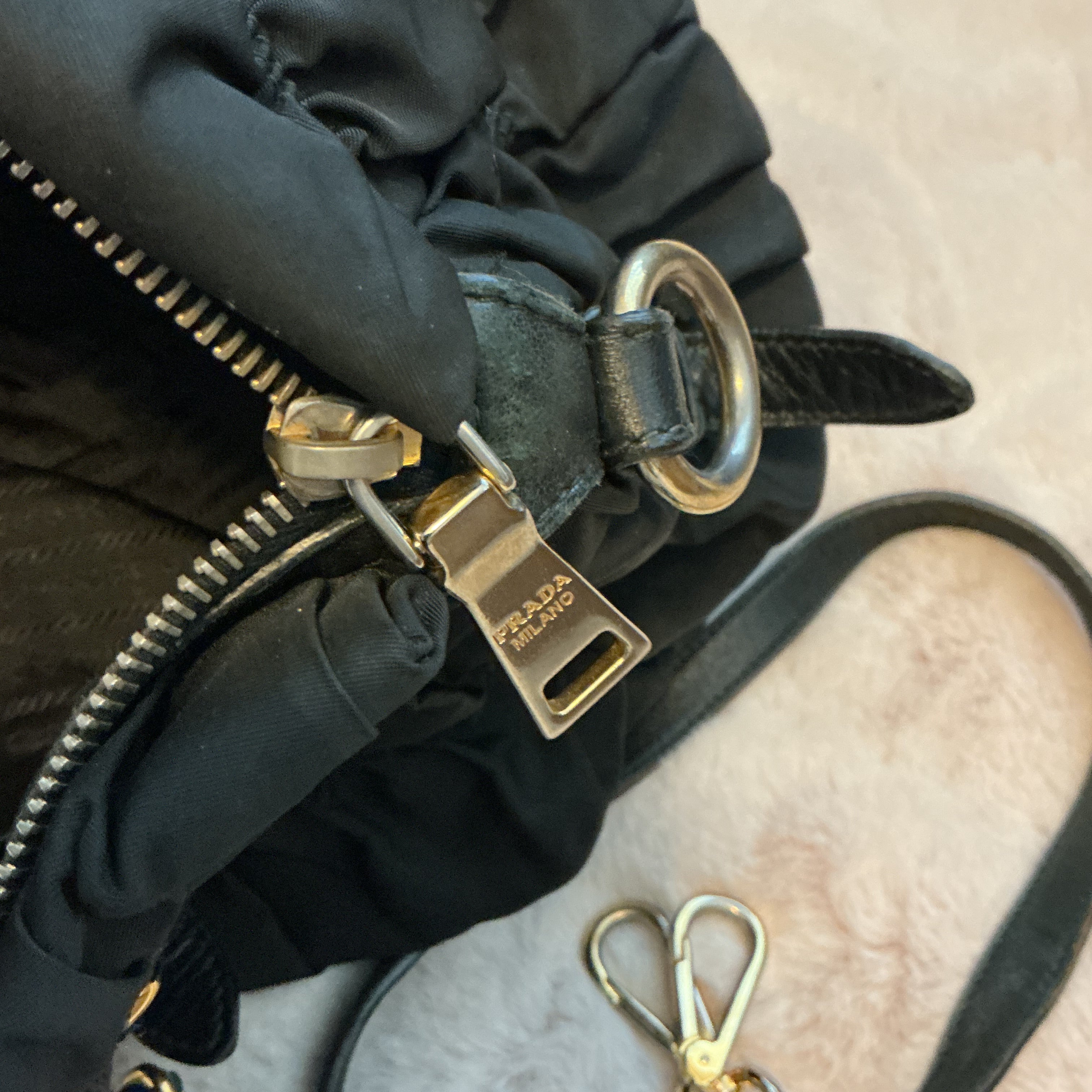 PRADA NYLON SHOULDER CROSSBODY BAG