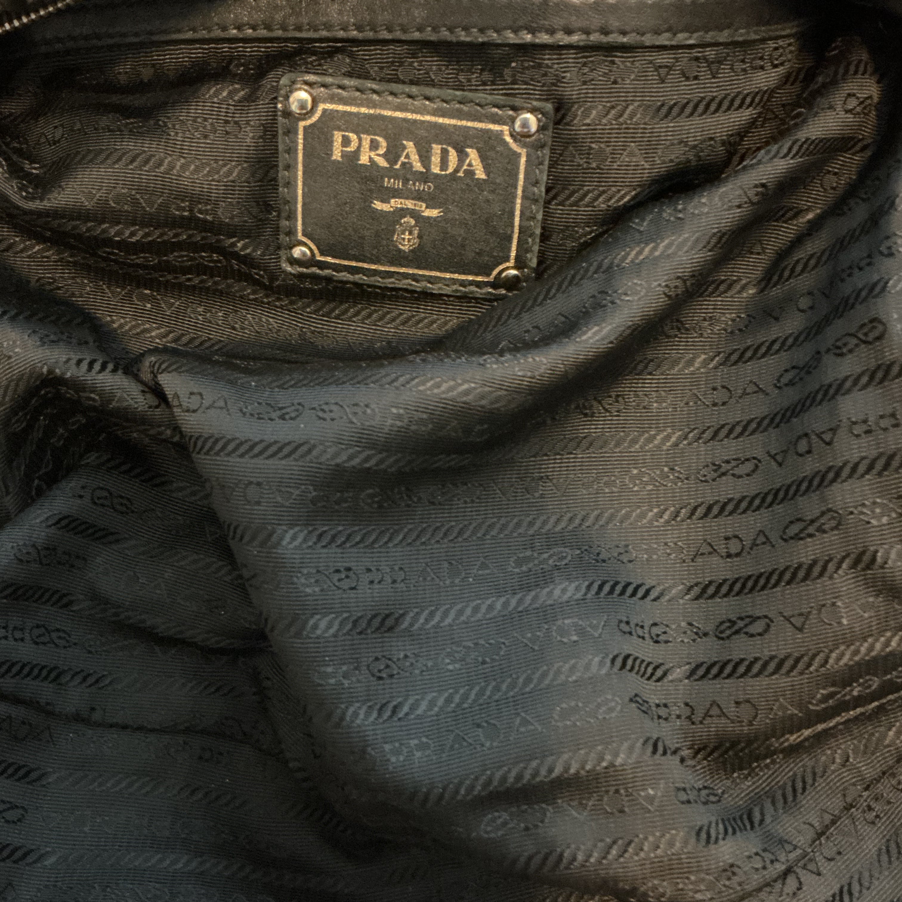 PRADA NYLON SHOULDER CROSSBODY BAG