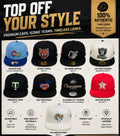 LOT OF 9 SPORTS BASEBALL CAPS