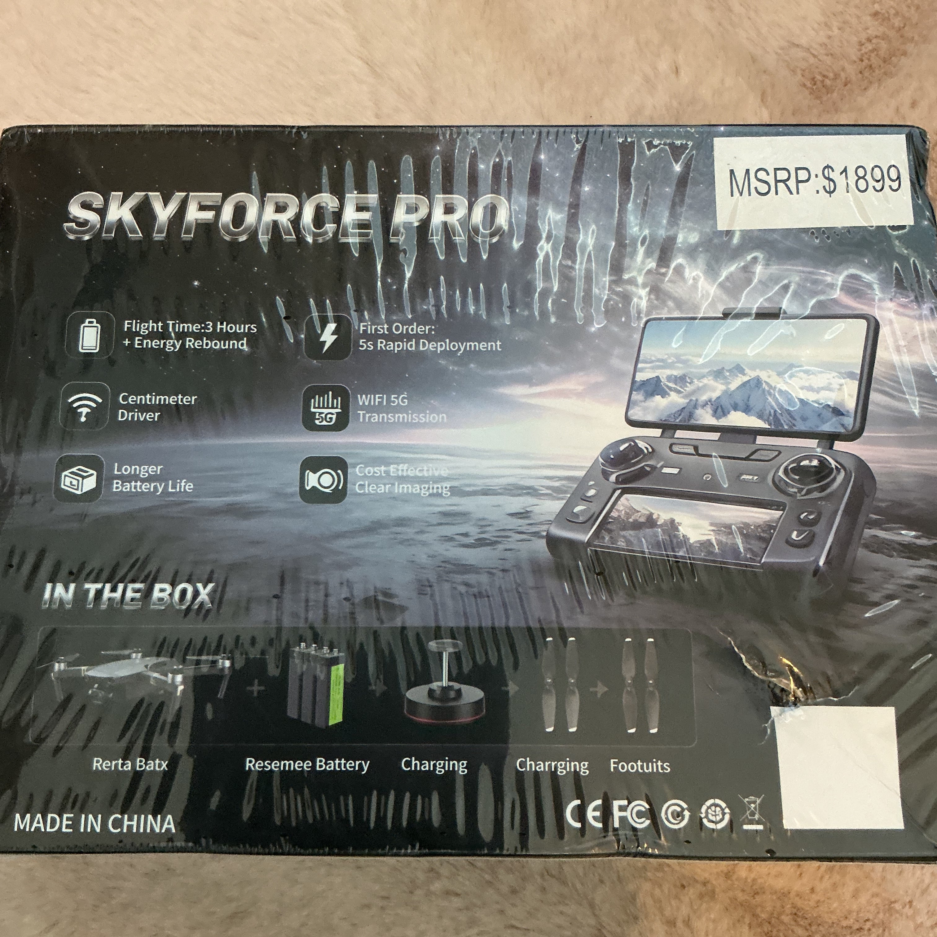 SKYFORCE PRO 8K HD FOLDABLE DRONE