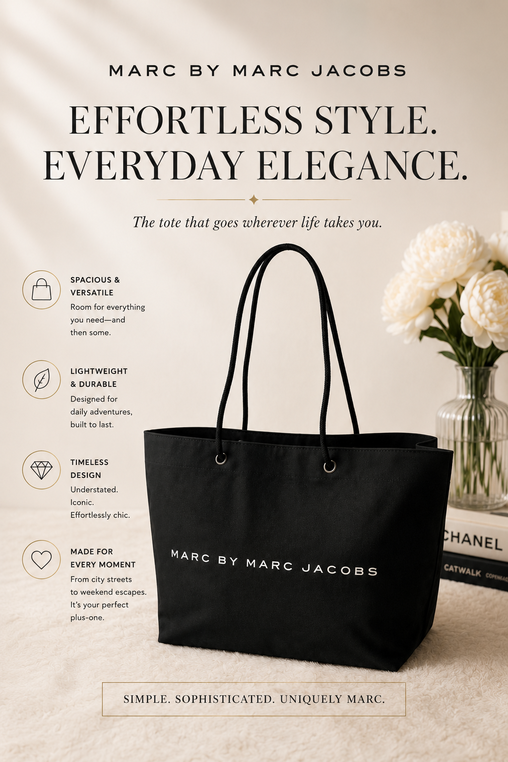 MARC BY MARC JACOBS MEDUIM TOTE  GWP ITEM