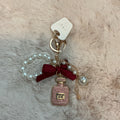 No 5 PERFUME BOTTLE KEY BAG CHARM
