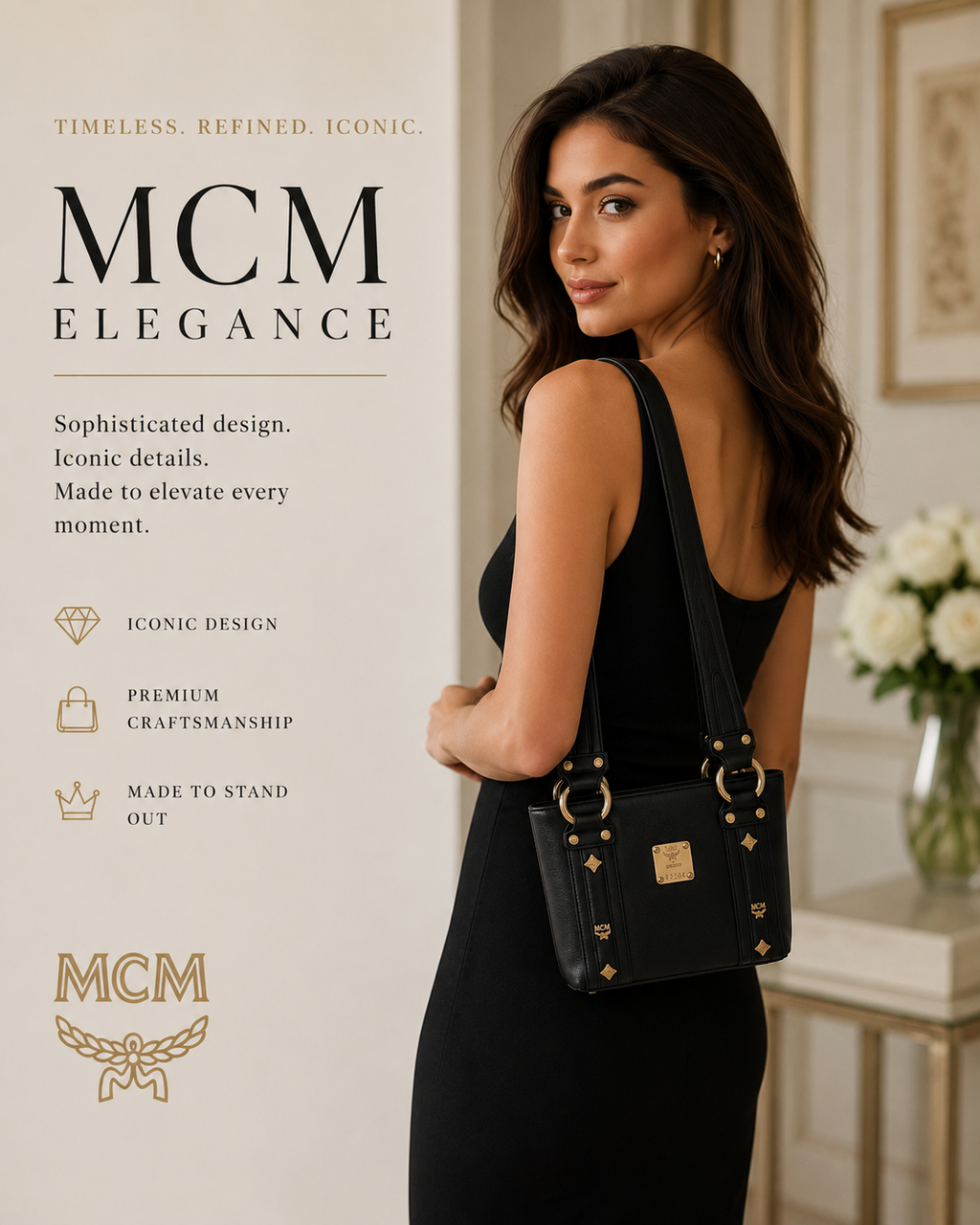 MCM BUCKET SHOULDER BAG
