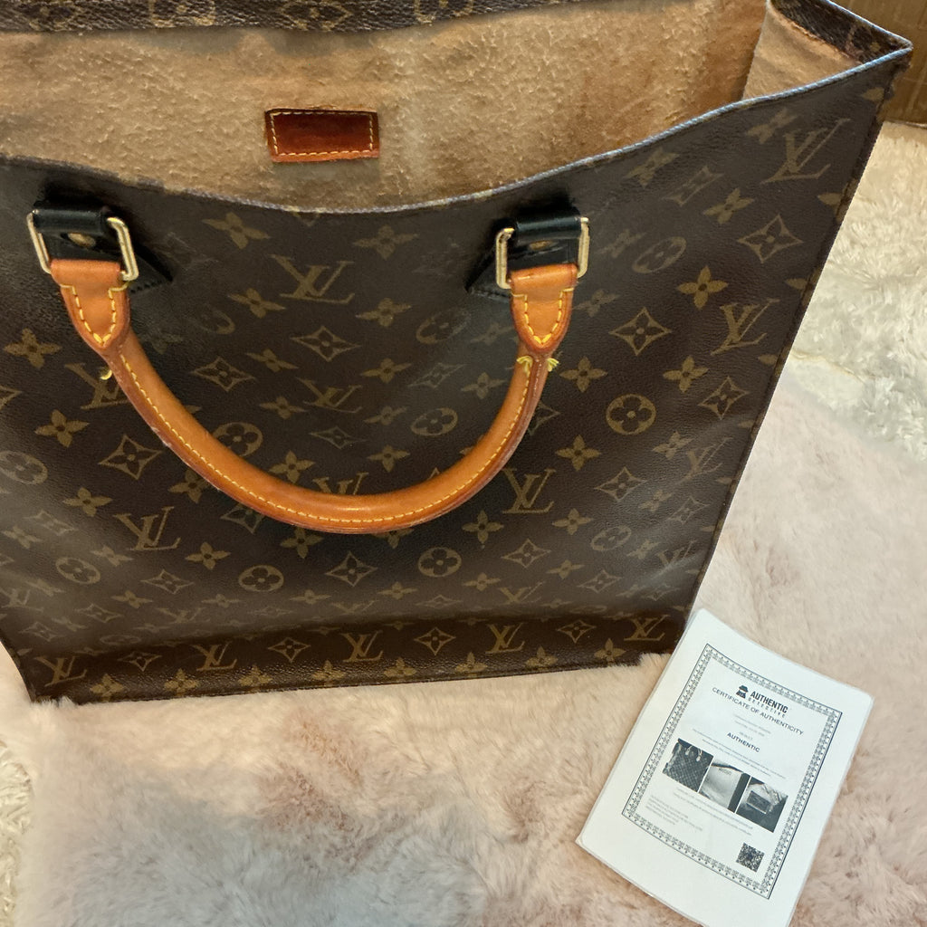 Louis Vuitton Sac Plat Monogram Tote