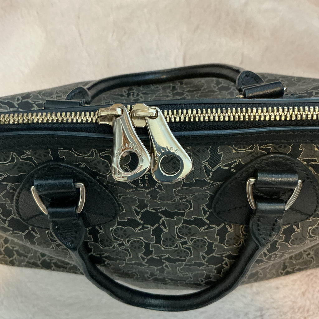 Celine Vintage Monogram Horse and Carriage Alma