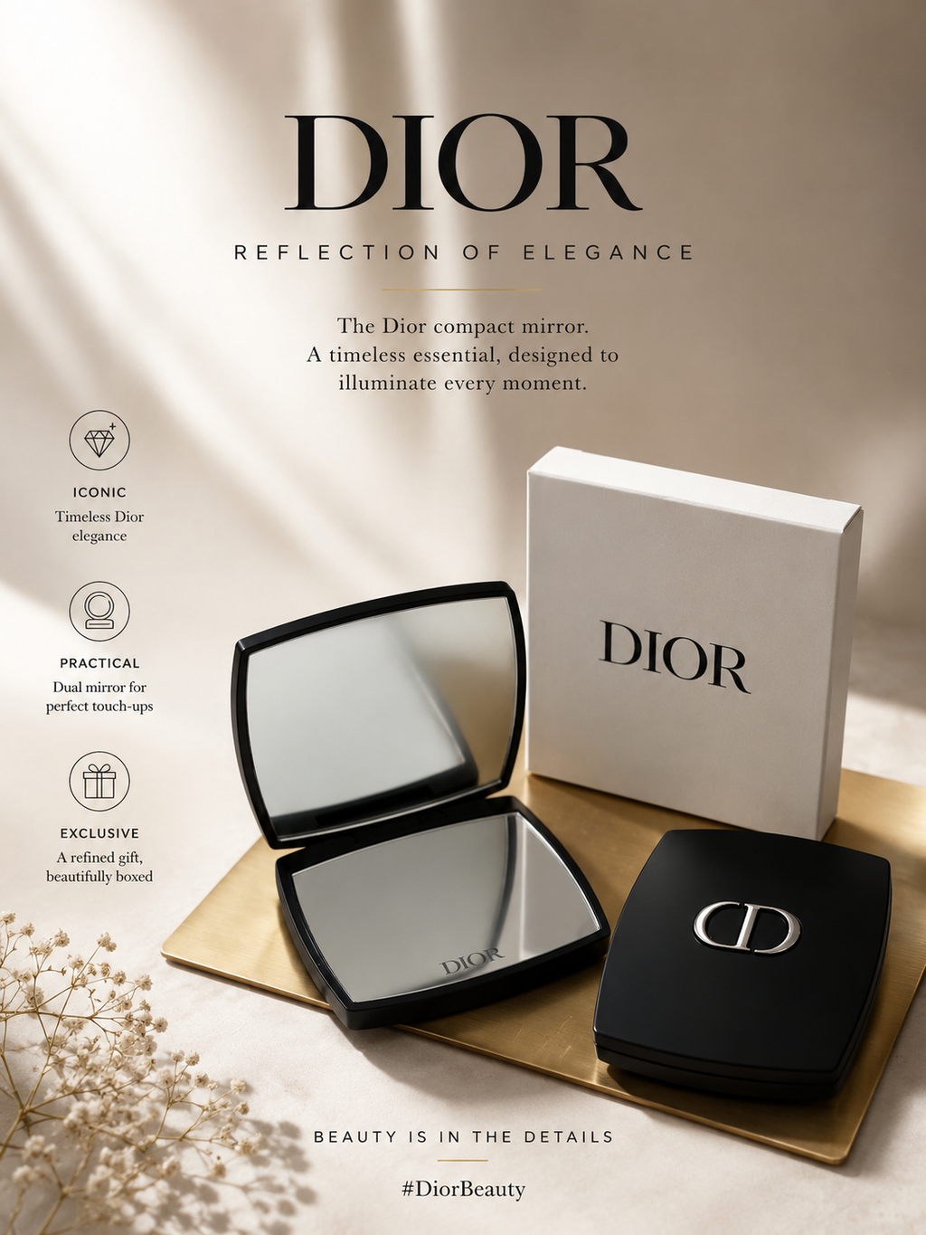 DIOR BEAUTY COMPACT MIRROR VIP ITEM