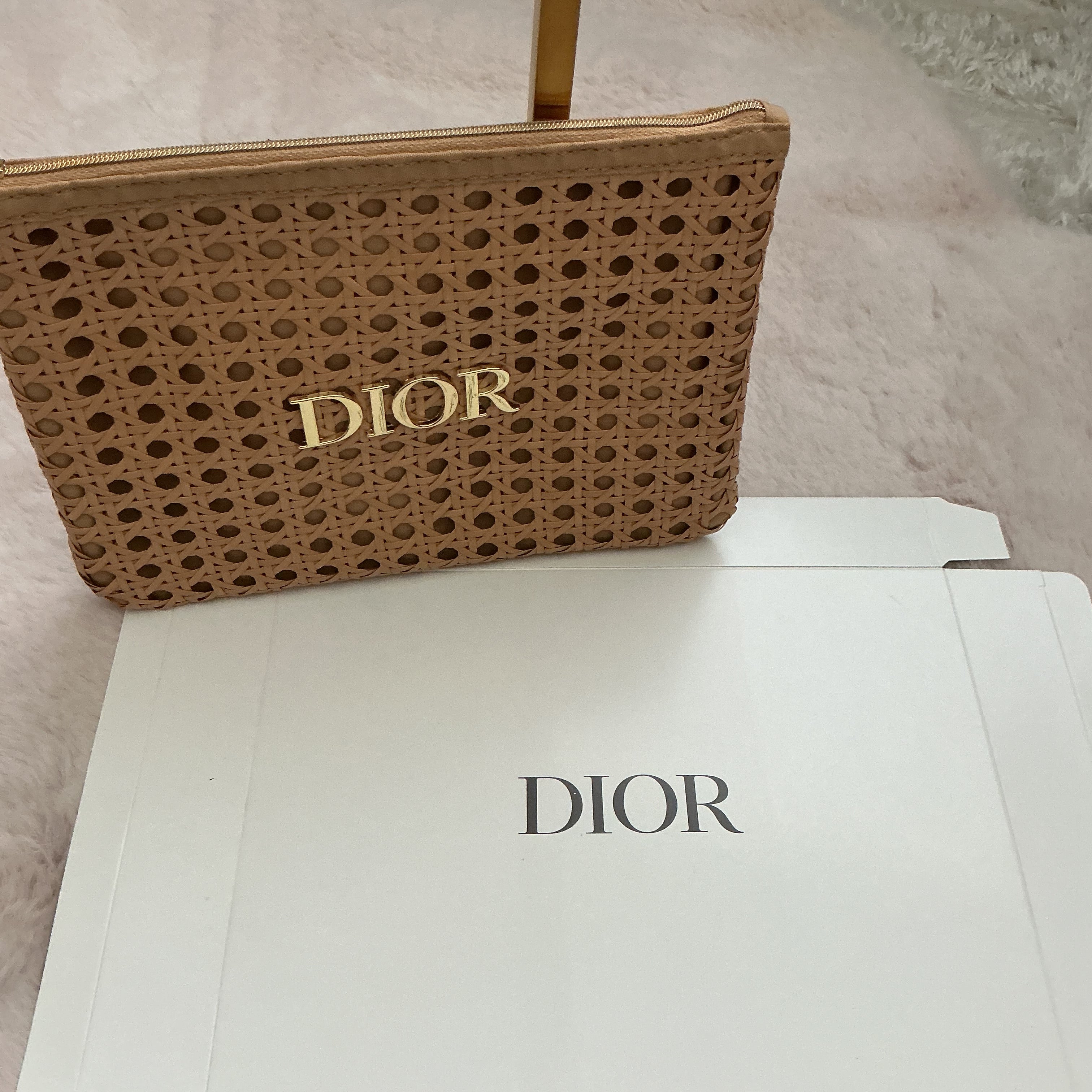 DIOR MAKE UP ZIPPER NATIVE POUCH GWP ITEM