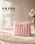 PRADA FURRY SHOULDER BAG