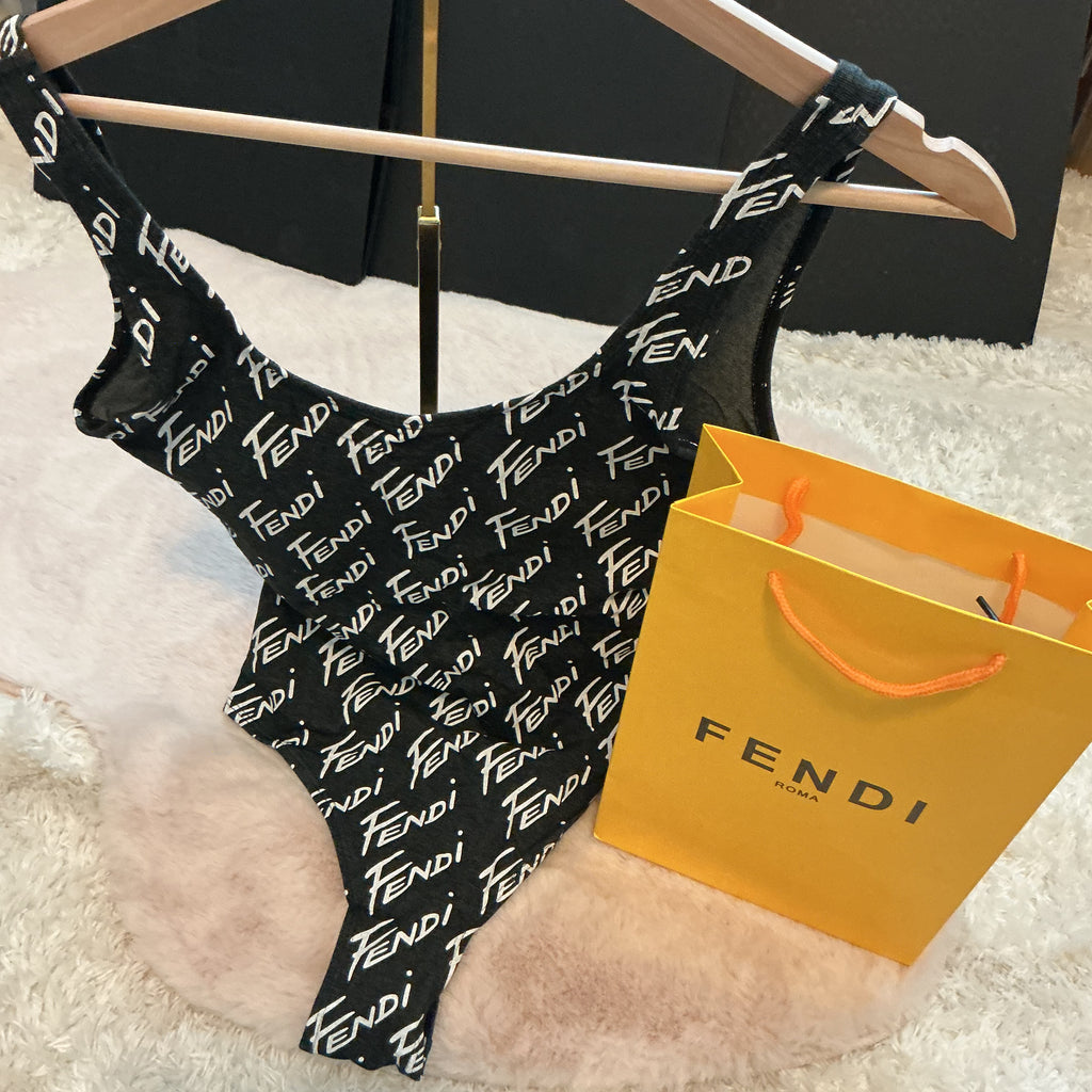 FENDI LOGO ONE PIECE SWIMSUIT