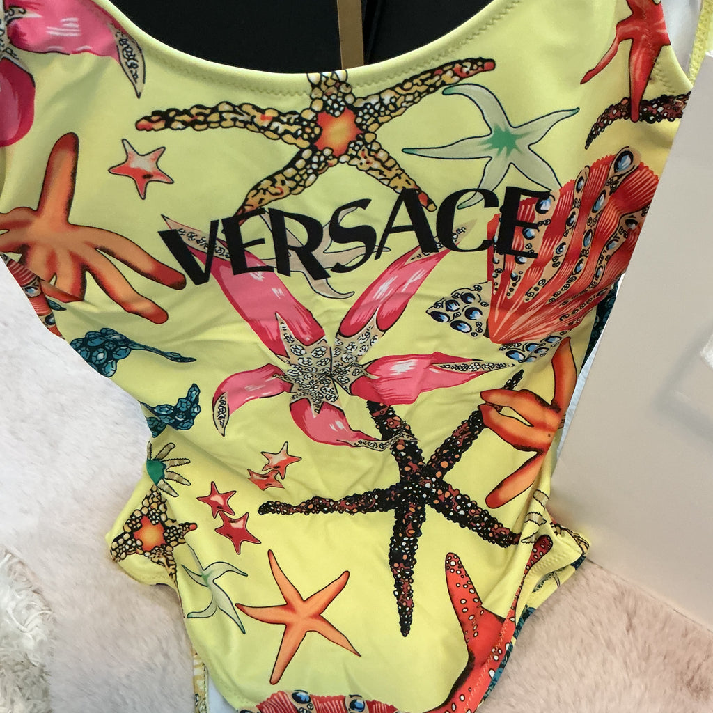 VERSACE 1992 TRESOR DE LA MER PRINT SWIMSUIT