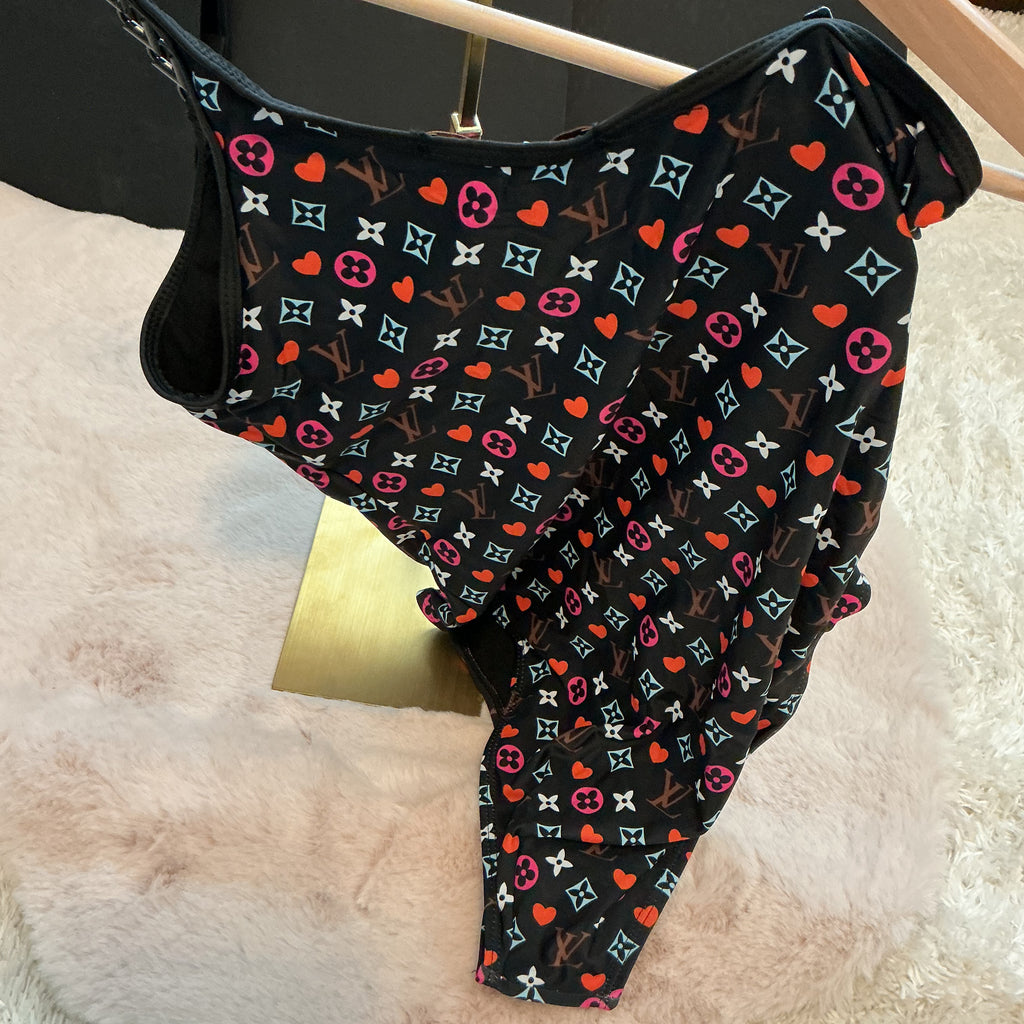 LOUIS VUITTON MURAKAMI ONE STRAP ONE PIECE SWIMSUIT