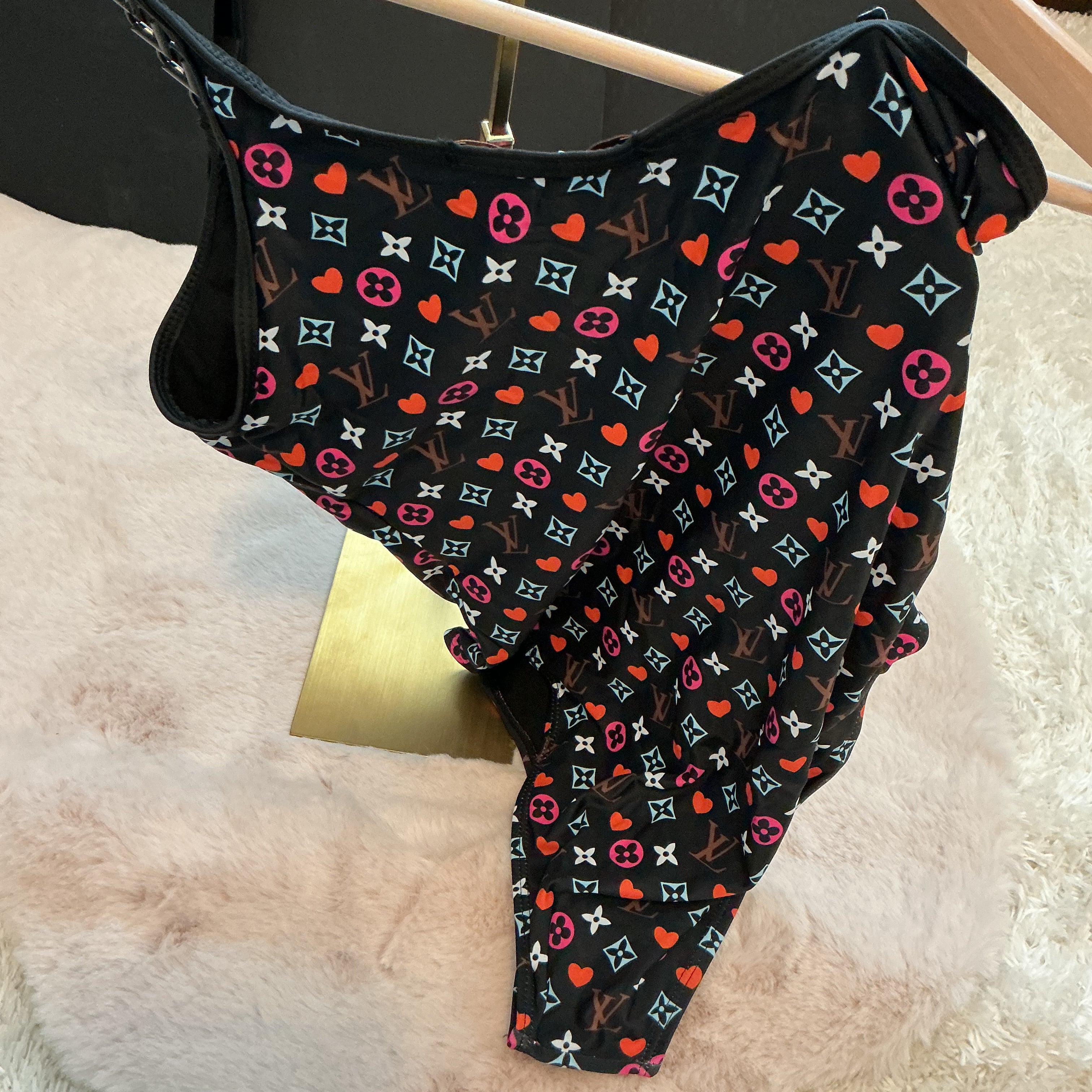 LOUIS VUITTON MURAKAMI ONE STRAP ONE PIECE SWIMSUIT