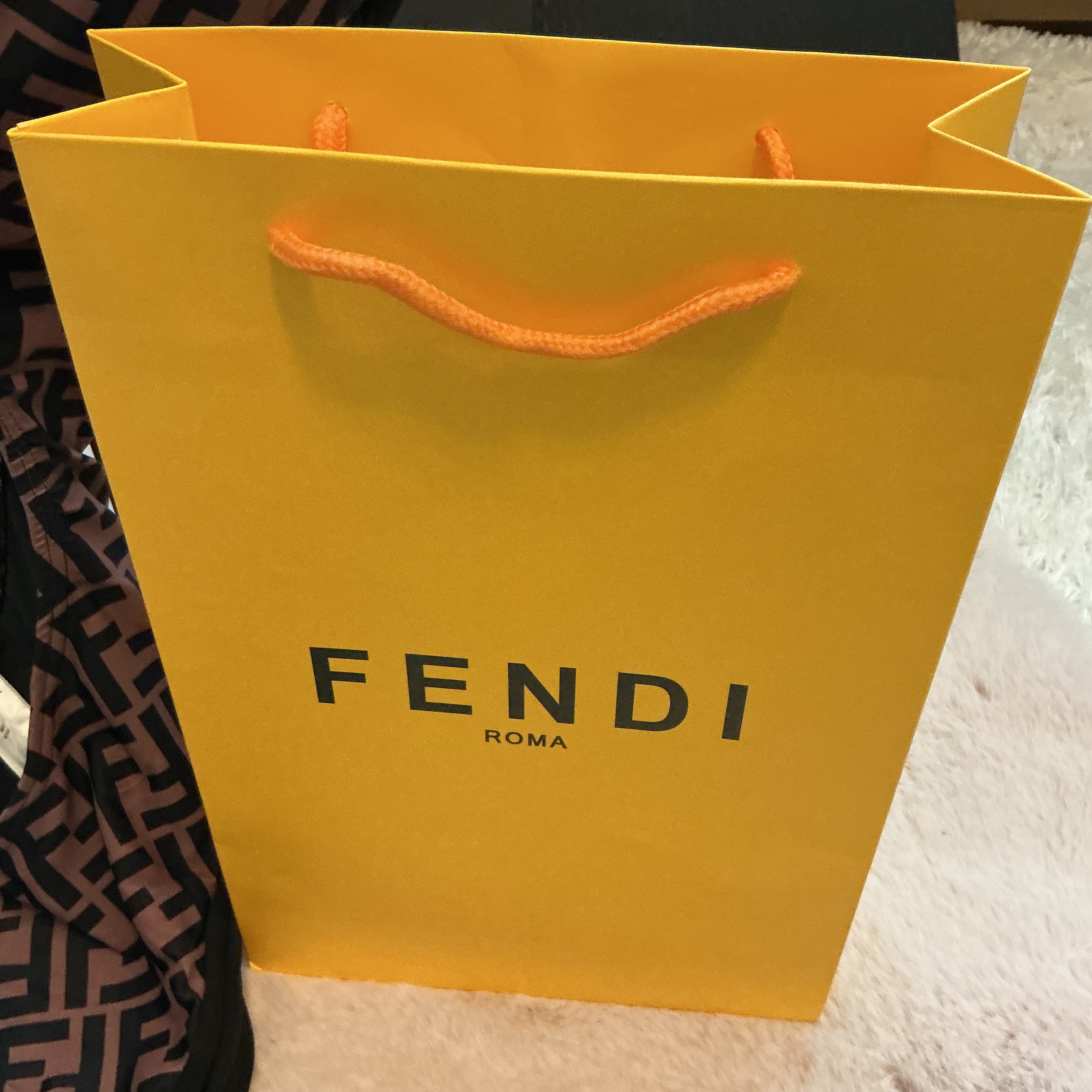FENDI FF STRAPLESS ONE PIECE SWIMSUIT