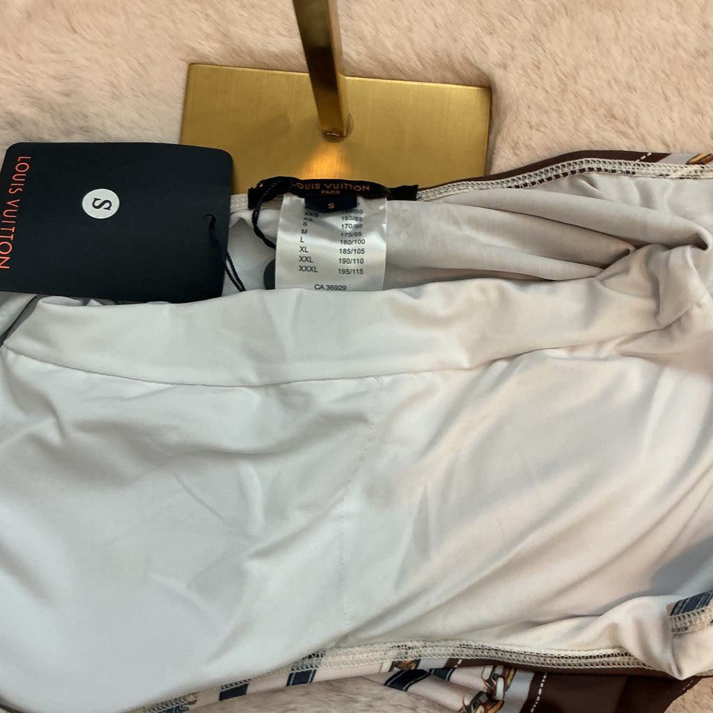 LV LOGO ONE PIECE SWIMSUIT