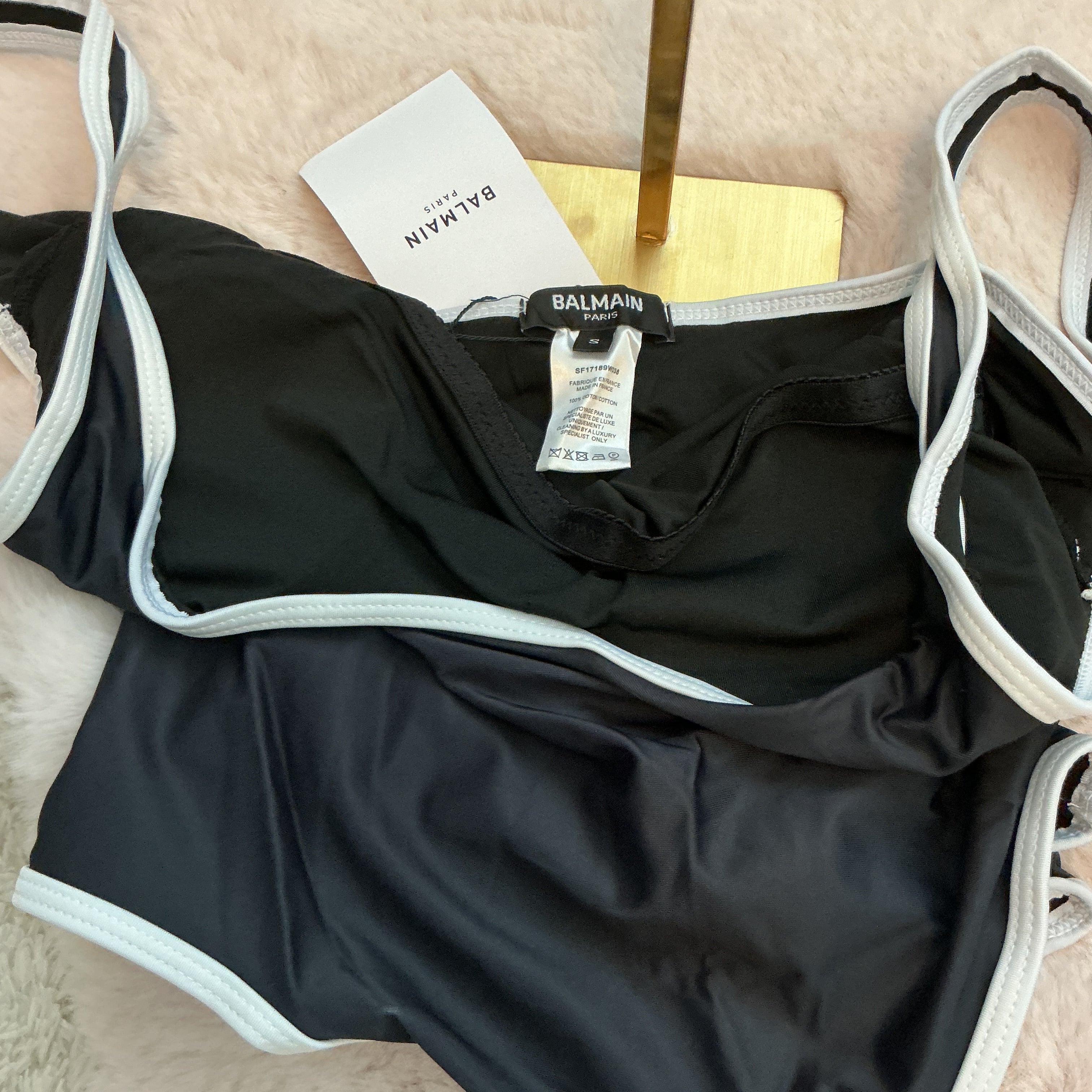 BALMAIN PARIS ONE PIECE SWIMSUIT