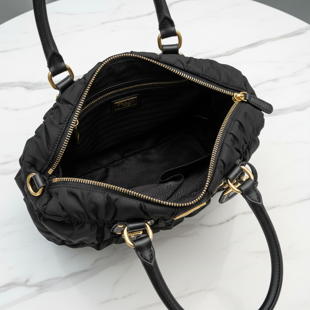 PRADA NYLON SHOULDER CROSSBODY BAG