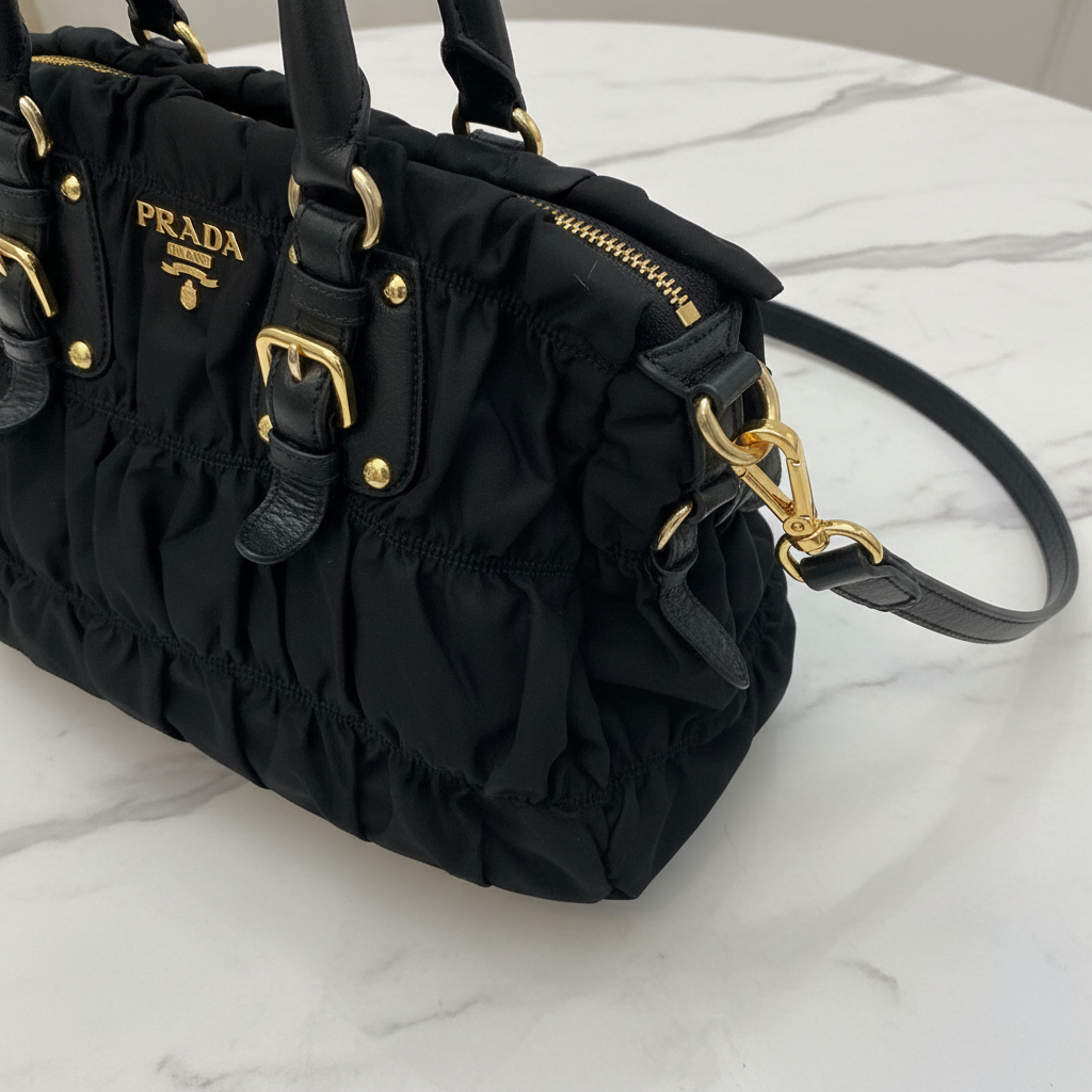 PRADA NYLON SHOULDER CROSSBODY BAG