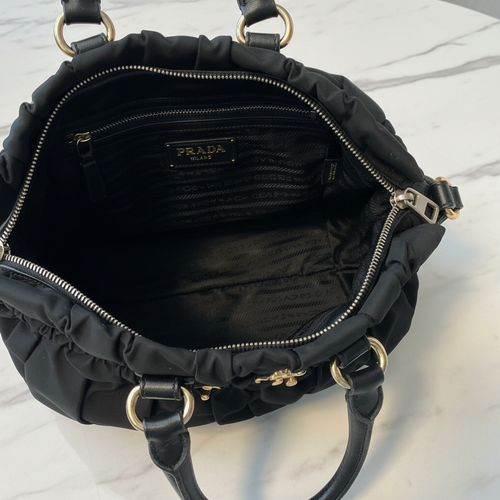 PRADA NYLON SHOULDER CROSSBODY BAG