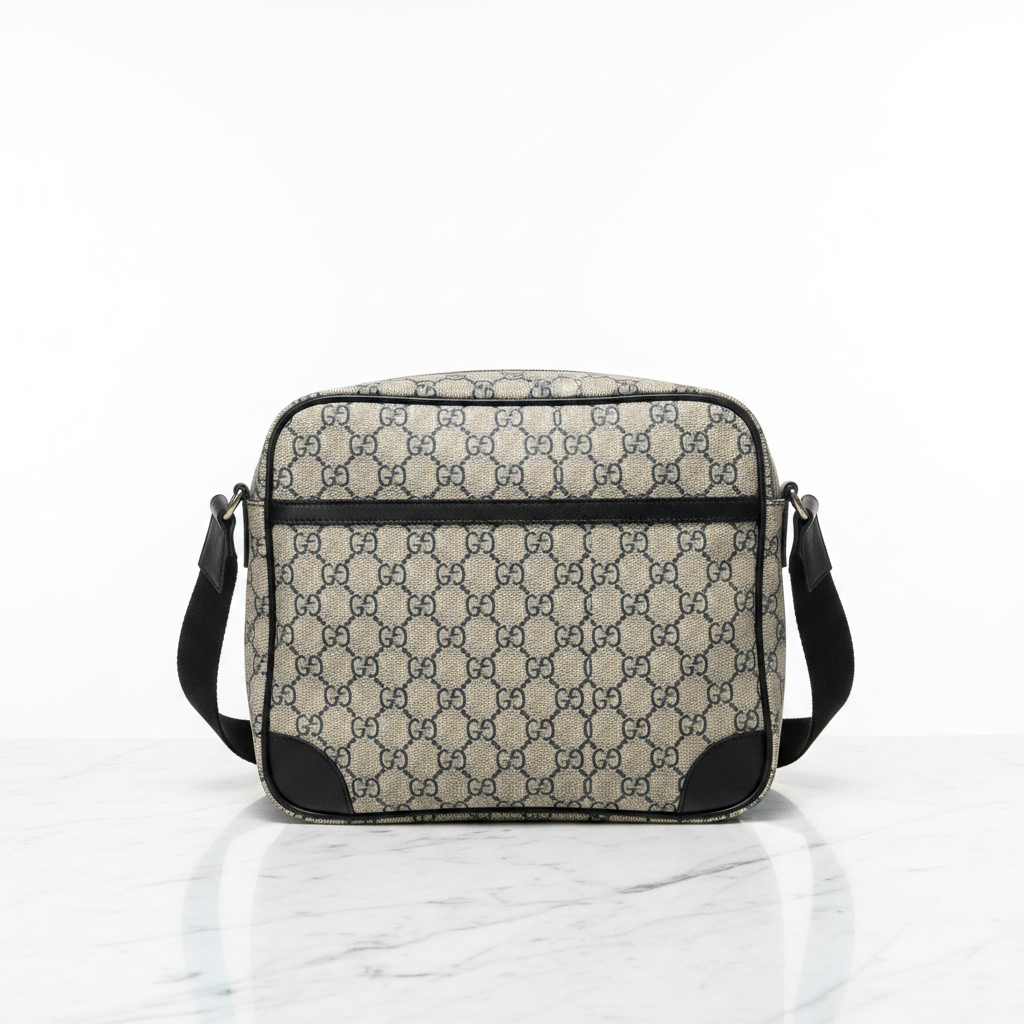 GUCCI GG MONOGRAM SUPREME MESSENGER CANVAS CROSSBODY
