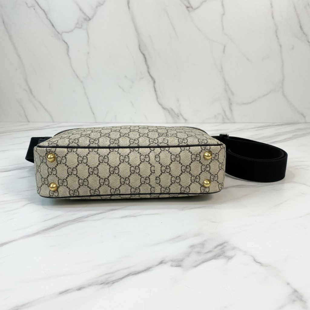 GUCCI GG MONOGRAM SUPREME MESSENGER CANVAS CROSSBODY