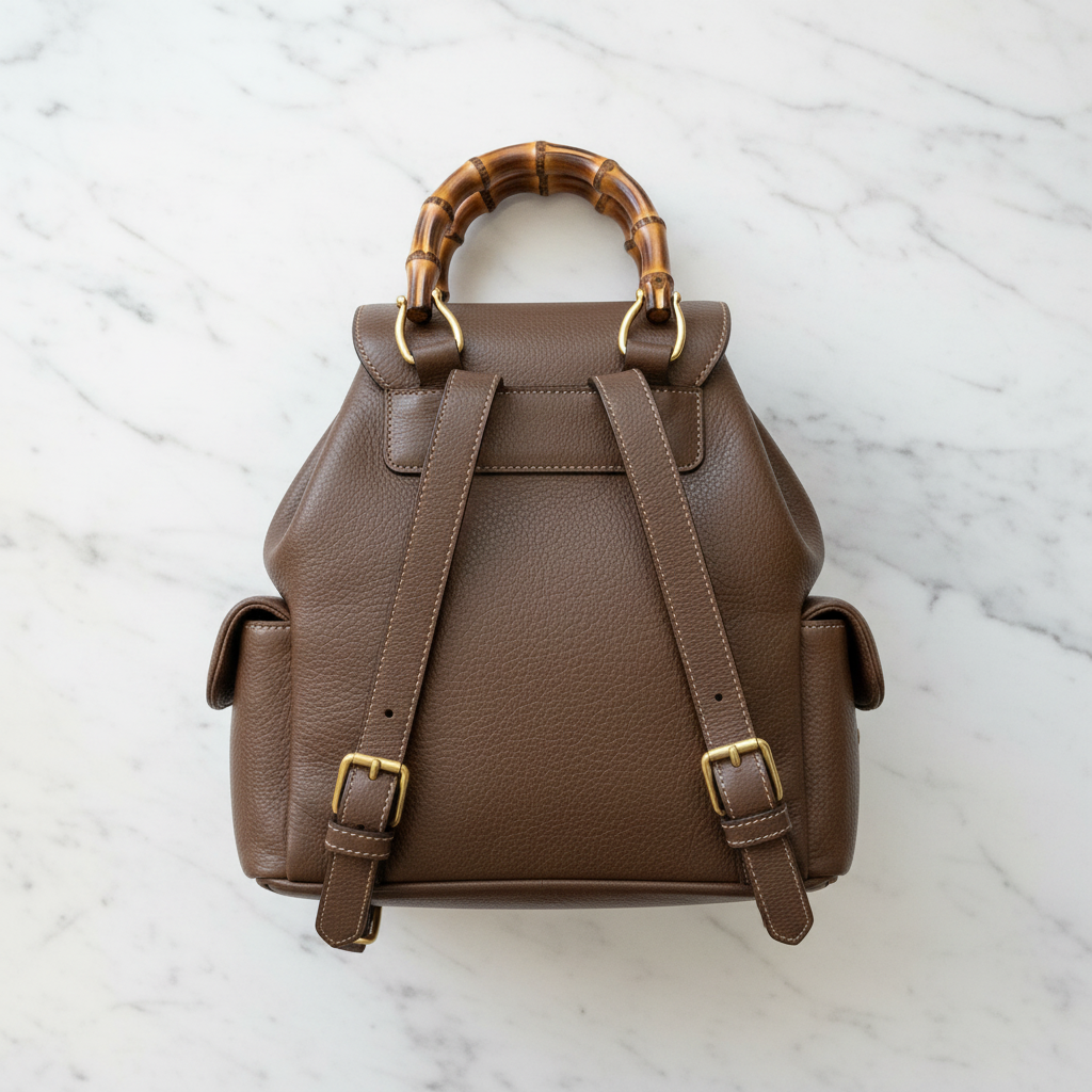 GUCCI BAMBOO HANDLE SMALL BACKPACK