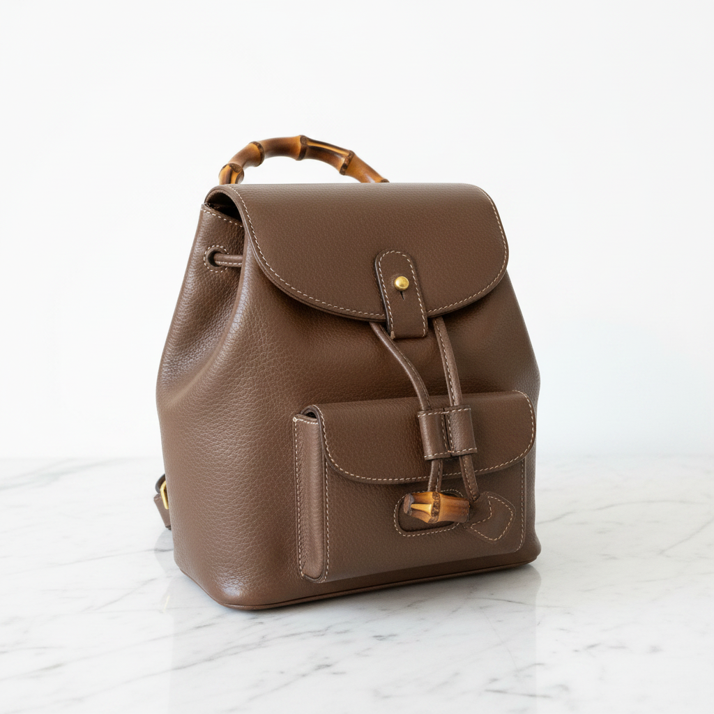 GUCCI BAMBOO HANDLE SMALL BACKPACK