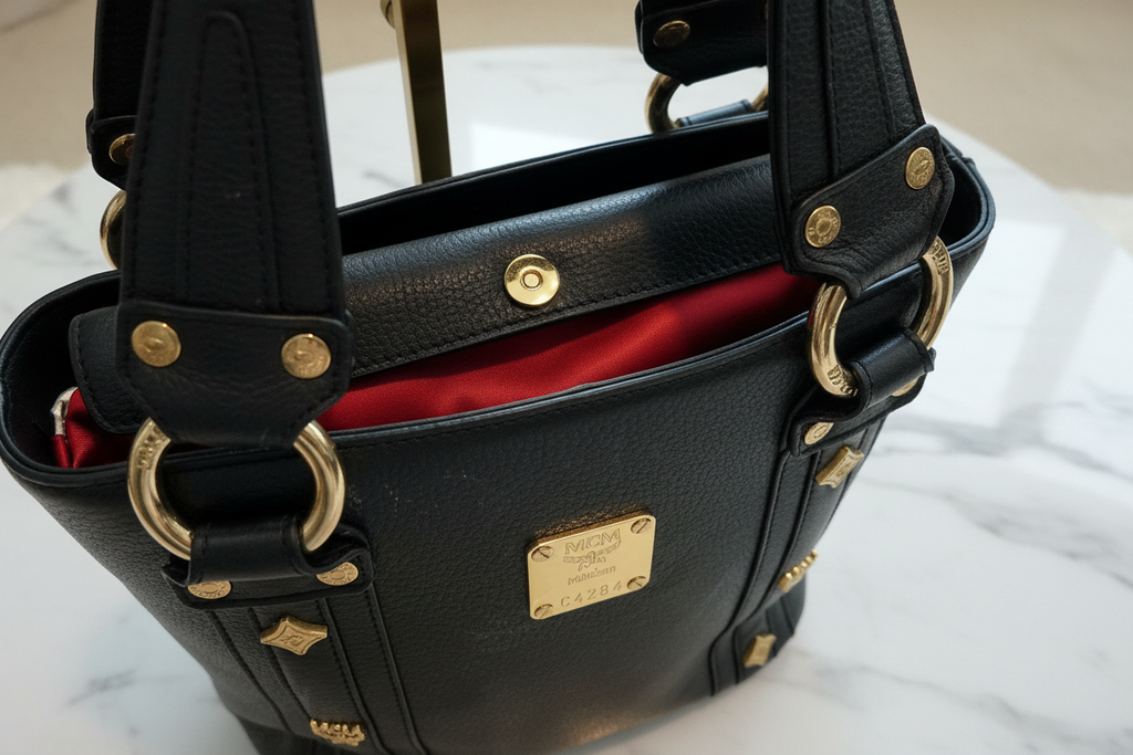 MCM BUCKET SHOULDER BAG