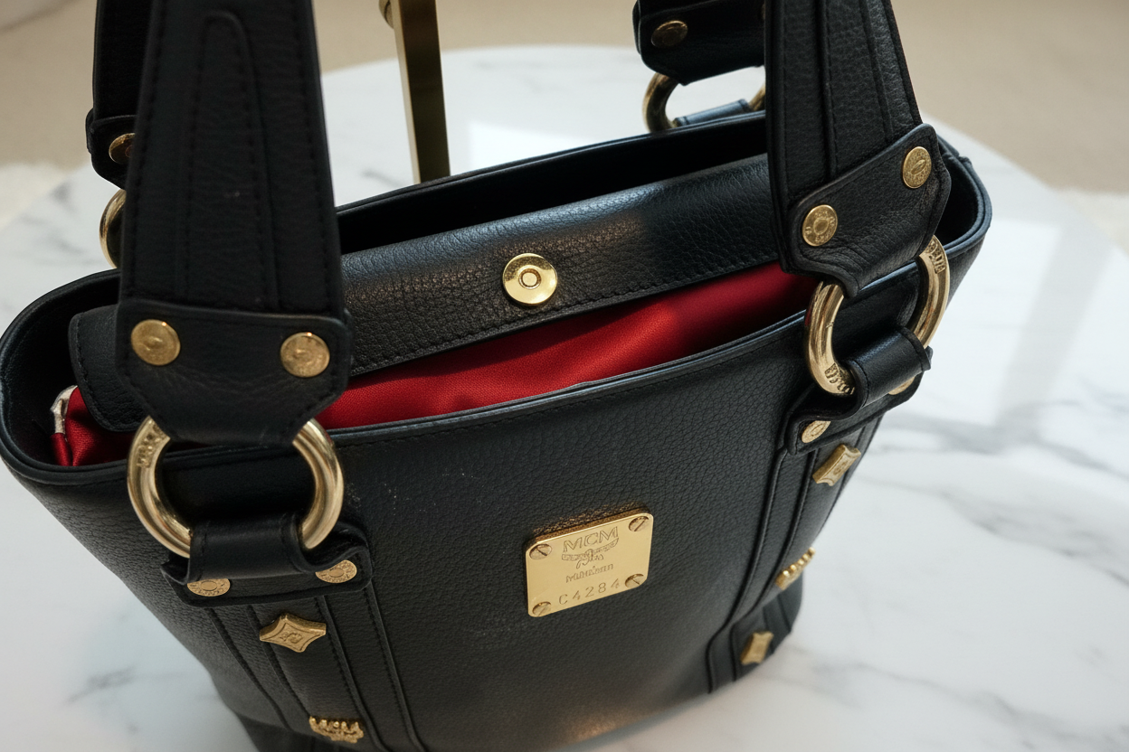 MCM BUCKET SHOULDER BAG