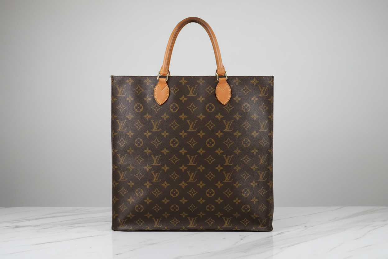 Louis Vuitton Sac Plat Monogram Tote