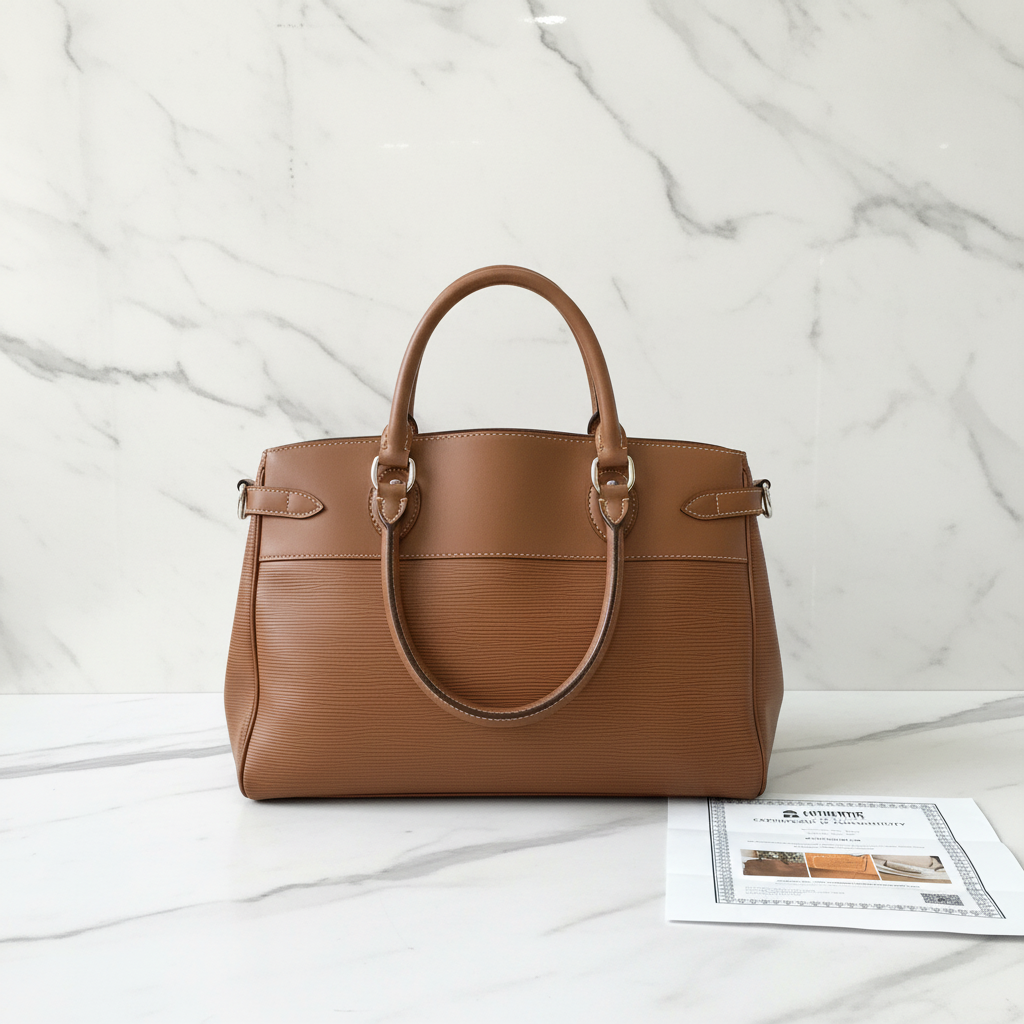 Louis Vuitton Passy GM Brown Epi Shoulder Bag