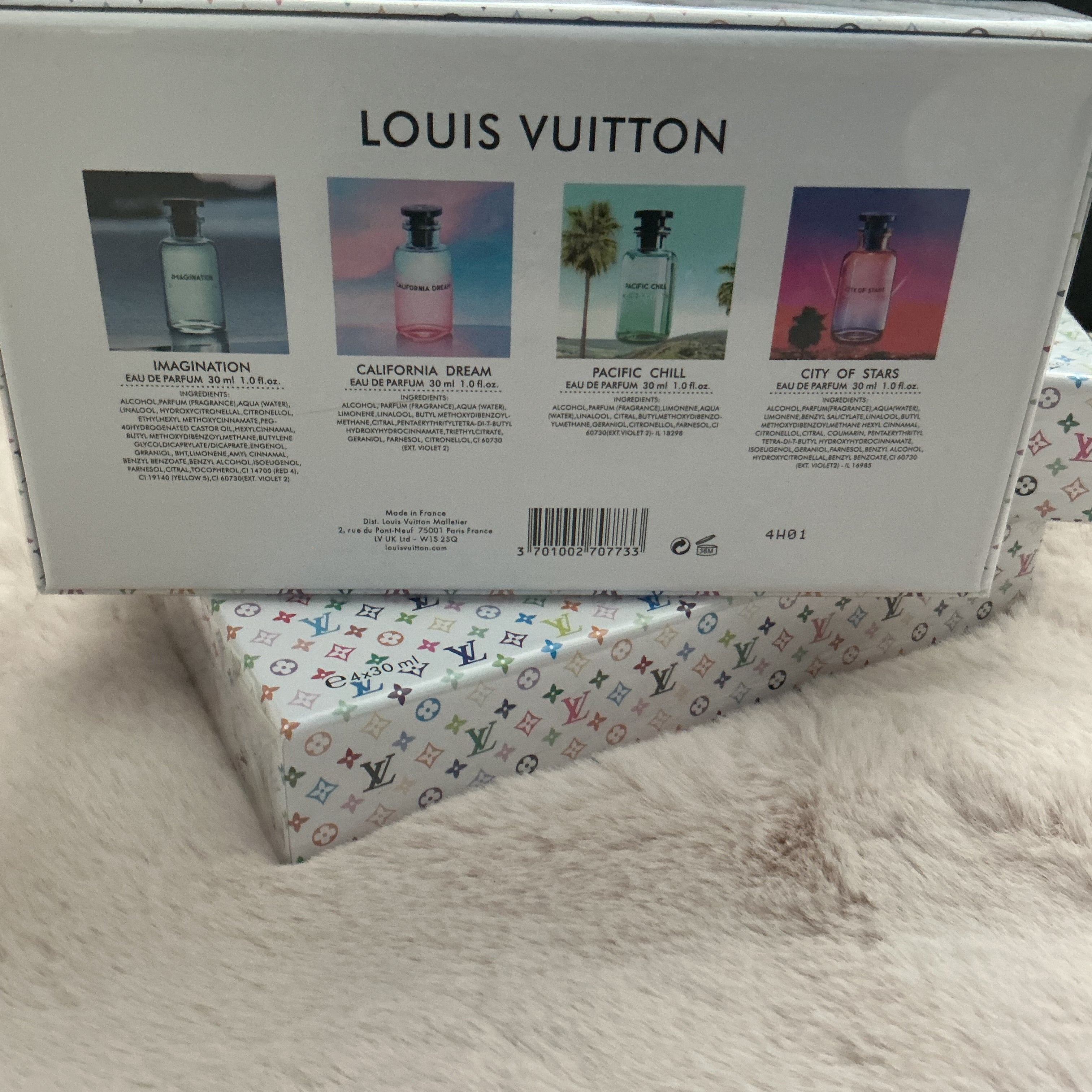 LV IRIDESCENT 4 PIECE PERFUME SET