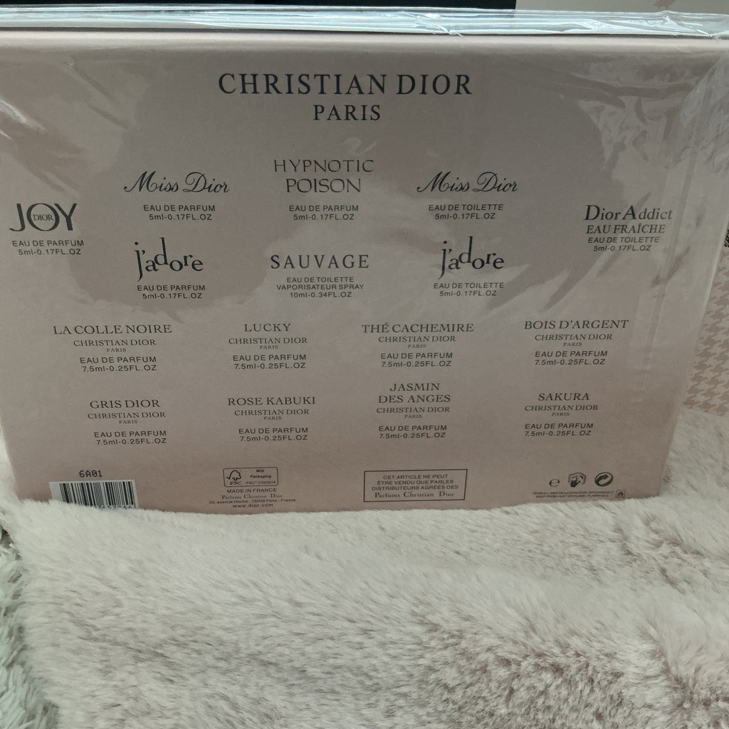 CHRISTIAN DIOR COLLECTION 16 PIECE PERFUME SET